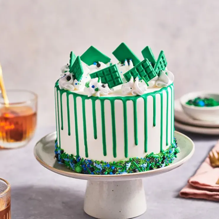 FUNCAKES Glaçage Choco Drip Vert Foncé 180 g Sale