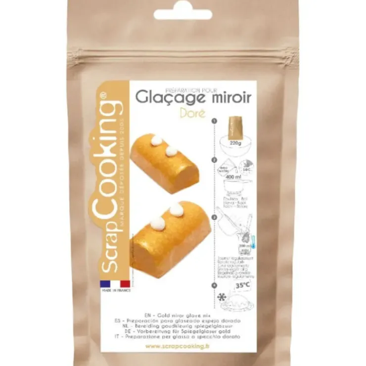 SCRAPCOOKING Glaçage Miroir Doré 220 g Online
