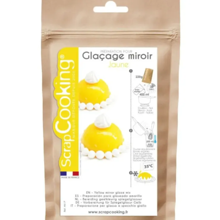 SCRAPCOOKING Glaçage Miroir Jaune 220 g Outlet