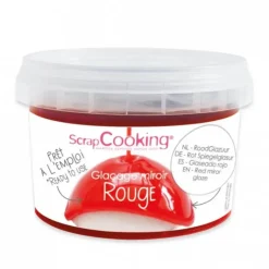 SCRAPCOOKING Glaçage Miroir Rouge 300 g Clearance