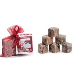 ON THE ROCKS Glaçons Granit Rose de Bretagne x6 Hot