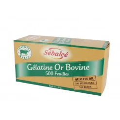 SEBALCE Gélatine Bovine Halal en Feuilles (x500) 1 kg Sébalcé Outlet