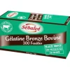 SEBALCE Gélatine en feuilles bronze bovine Halal x 300 Sale