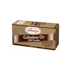 SEBALCE Gélatine Or 500 feuilles 1kg 200 bloom Sébalcé Outlet