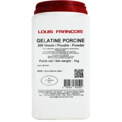 LOUIS FRANCOIS Gélatine Porcine en Poudre 200 Bloom 1 kg Louis François Discount