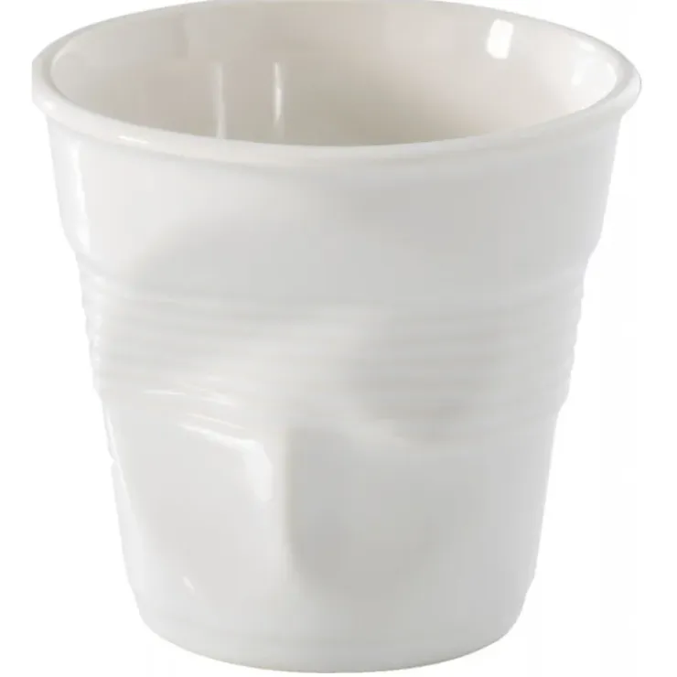 REVOL Gobelet Froissé Blanc 33cl Hot