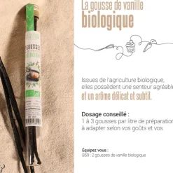PATISDECOR Gousse de Vanille de Nouvelle Guinée Bio (x2) Patisdécor Hot