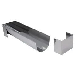 DE BUYER Gouttière à Bûche Ronde Démontable Inox 30.5 x 8.5 x 7.2 cm Hot