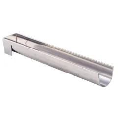 DE BUYER Gouttière à Bûche Ronde Fine Démontable Inox 30.4 x 4.4 x 4 cm Sale