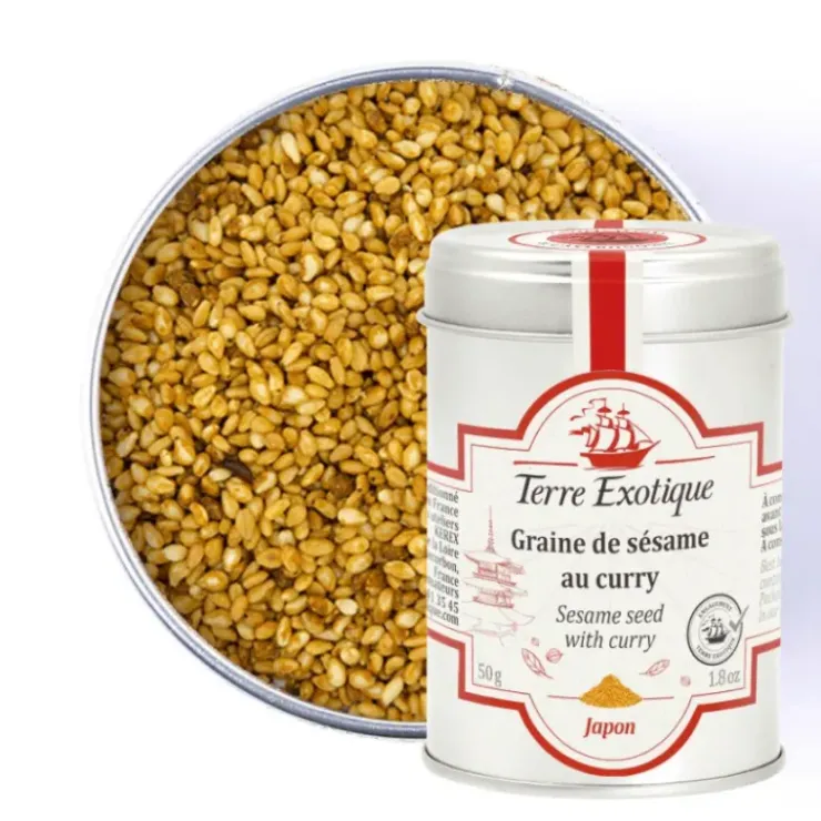 TERRE EXOTIQUE Graines de Sésame au Curry 50 g Online