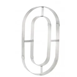 MALLARD FERRIERE Grand Emporte Pièce Inox Chiffre 0 32x18 cm Outlet