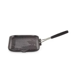 LE CREUSET Gril en Fonte rectangulaire 36 x 20 cm avec Manche repliable