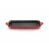 LE CREUSET Gril en Fonte Rectangulaire 32 cm Cerise Online