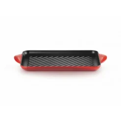 LE CREUSET Gril en Fonte Rectangulaire 32 cm Cerise Online