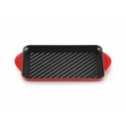 LE CREUSET Gril en Fonte Rectangulaire 32 cm Cerise Online
