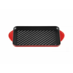 LE CREUSET Gril en Fonte Rectangulaire 32 cm Cerise Online