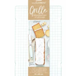 SCRAPCOOKING Grille Pâtisserie en Métal 25 x 40 cm Best