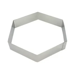 MALLARD FERRIERE Hexagone à Mousse Inox 24 cm x H 4,5 cm Mallard New