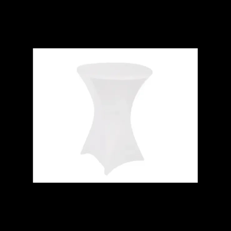 LYROSE Housse pour Mange-Debout Blanche Congrès Discount