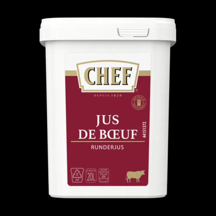 CHEF Jus de Boeuf déshydraté 20L 600g Clearance