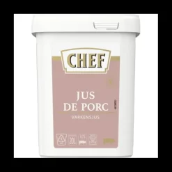 CHEF Jus de Porc déshydraté 20L 600g Online