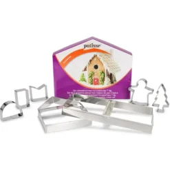 PATISSE Kit 7 Emporte-Pièces Inox Maison Pain d'Épices Best