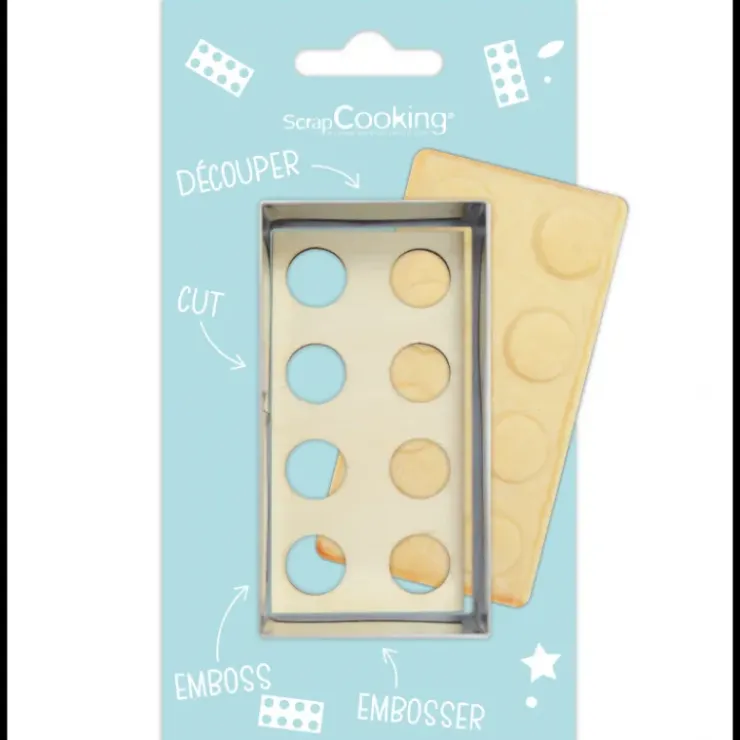 SCRAPCOOKING Kit Biscuit Brique 9,4 cm Best