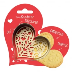SCRAPCOOKING Kit Biscuit Cœur 7,6 cm Sale