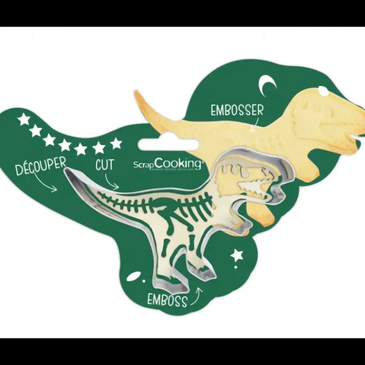 SCRAPCOOKING Kit Biscuit Dinosaure 12,3 cm Discount