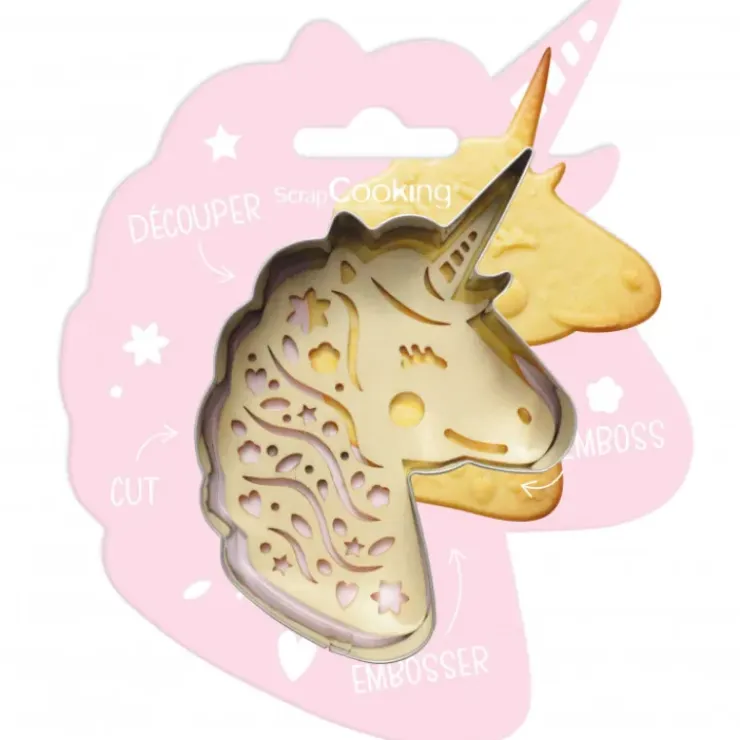 SCRAPCOOKING Kit Biscuit Licorne 9,6 cm Discount