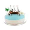 GATODECO Kit Décor Gâteau Bateau Pirates (6 pièces) New