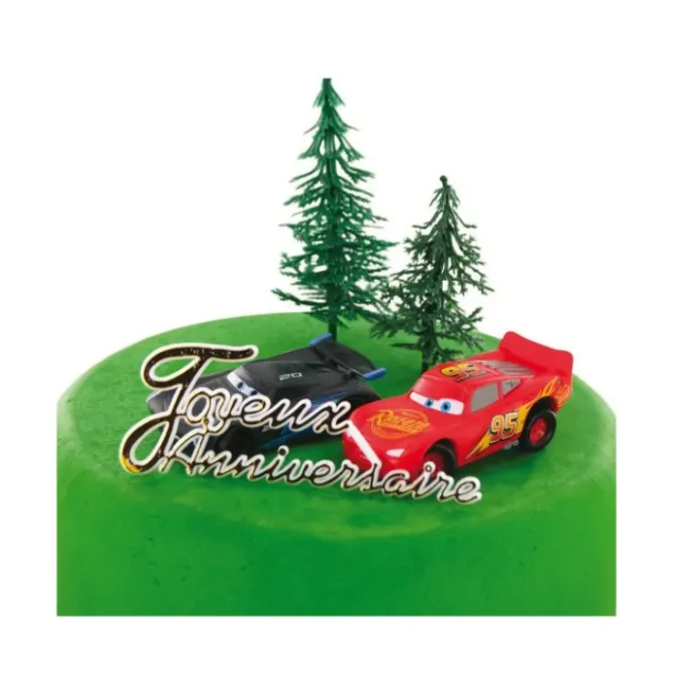 GATODECO Kit Décor Gâteau Cars (4 pièces) Outlet