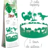 SCRAPCOOKING Kit Décor Gâteau Dinosaure (4 pièces) Best