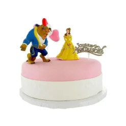 GATODECO Kit Décor Gâteau La Bête et la Belle (4 pièces) New