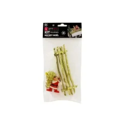 GATODECO Kit Décor Gâteau Mickey Noël (3 pièces) Discount