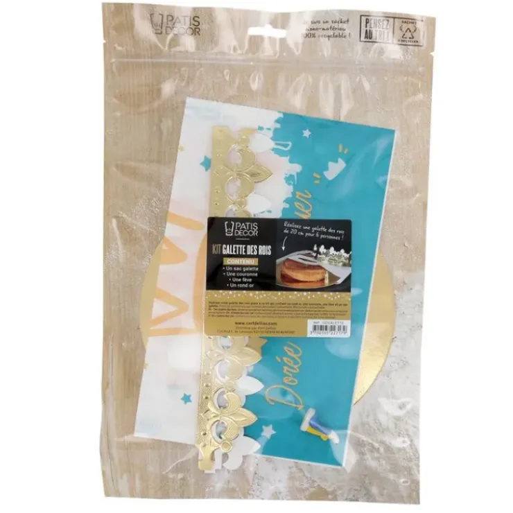PATISDECOR Kit Galette des Rois 20 cm New