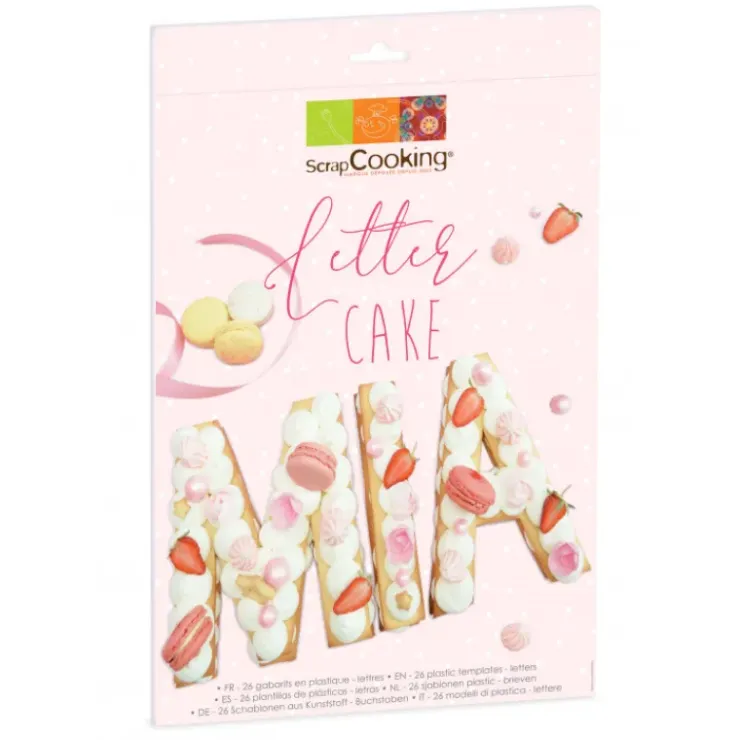 SCRAPCOOKING Kit Letter Cake 26 Lettres Discount