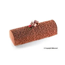 SILIKOMART Kit Moule à bûche et Tapis Décor Arabesque Professional Best