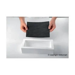 SILIKOMART Kit Moule à bûche et Tapis Décor Arabesque Professional Best