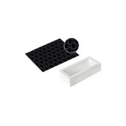 SILIKOMART Kit Moule à Bûche et Tapis Décor Tressé Professional Clearance