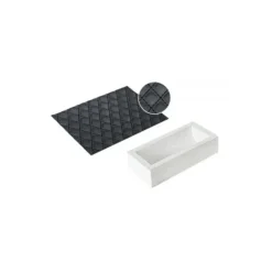 SILIKOMART Kit Moule à Bûche et Tapis Décor Matelassé Professional Clearance