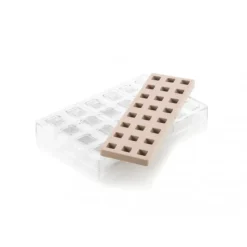 SILIKOMART Kit Moule Chocolat Carré avec Insert (x24) Chocado Clearance