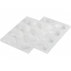 SILIKOMART Kit Moule Silicone 8 Tartelettes Cœur 8 x 7 cm Professional Clearance