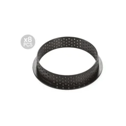 SILIKOMART Kit Moule Silicone 8 Tartelettes Ø 80mm Saint Honoré Professional Outlet