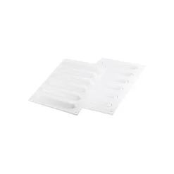 SILIKOMART Kit Moule Silicone 6 Tartelettes Oblong 14,6 cm Professional Best
