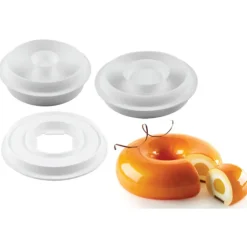 SILIKOMART Kit Moule Silicone Savarin Trinity Professional Outlet