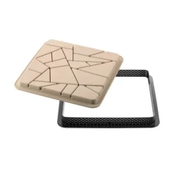 SILIKOMART Kit Moule Tarte Carré Liberty 18 x H 2 cm Best