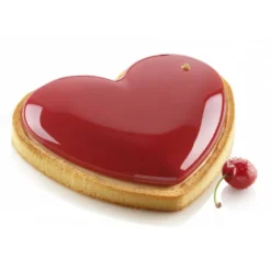 SILIKOMART Kit Moule Tarte Cœur Mon Amour 18,8 x 15,8 cm