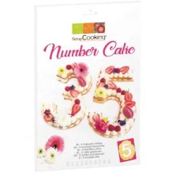 SCRAPCOOKING Kit Number Cake 28 cm
