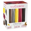 SCRAPCOOKING Kit Pâte à sucre Sorcier 5 x 80 g Best
